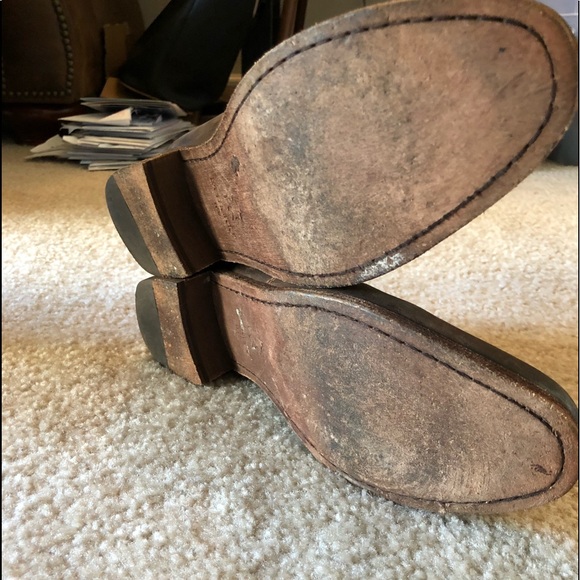 Leather Ankle Booties, size 10 - Picture 5 of 5